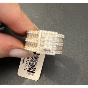 Bella Luce Diamond Simulant Eterno 18K Yellow Gold over Sterling Silver Sz 11